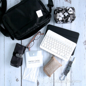 iPad miniが入る軽いバッグ、デルフォニックスのインナーキャリングエアーM